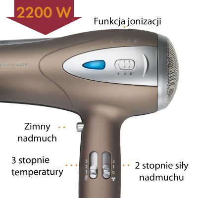 4. Hair dryer PC-HTD 3113 PROFICARE brown