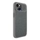 4. Nillkin Qin Cloth Pro Case Case for iPhone 14 Plus Camera Cover Holster Cover Flip Case Gray