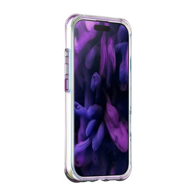 4. LAUT AERO HOLO mobile phone case 16 cm (6.3") Pearl, Transparent