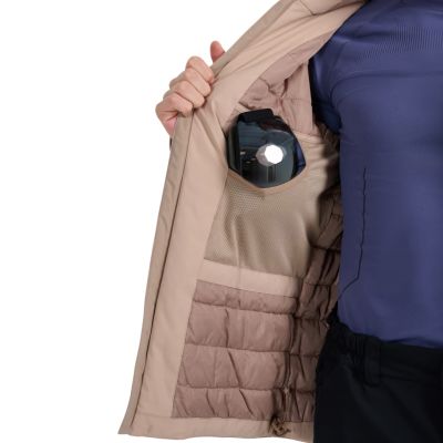 6. Men's ski jacket 4F M0787 beige 4FWAW25TTJAM0787 83S