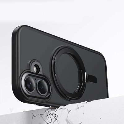 4. Tech-Protect MagRing MagSafe case for iPhone 17 - matte black