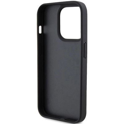 7. Ferrari Quilted Metal Logo case for iPhone 15 Pro - black