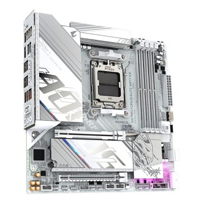 4. Gigabyte X870M AORUS ELITE WIFI7 ICE (X870,AM5,ATX,DD