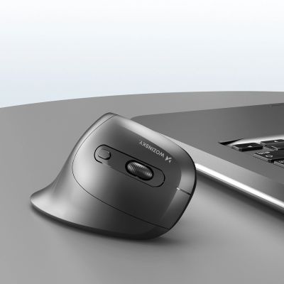 9. Wozinsky WWM-1076 Wireless Vertical Ergonomic Mouse 3600 DPI - Black