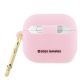2. Hello Kitty Silicone 3D Kitty Head case for AirPods 3 - pink