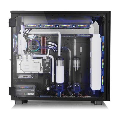 3. Thermaltake View 91 RGB TG CA-1I9-00F1WN-00 Case (ATX, Extended ATX, Micro ATX, Mini ITX, XL-ATX; Black)