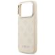6. Guess Peony Hot Stamp Script MagSafe Case for iPhone 17 Pro - Beige