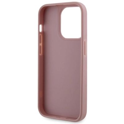 7. Guess GUHCP14LHDGTPP iPhone 14 Pro 6.1" pink/pink hardcase Rhinestone Triangle