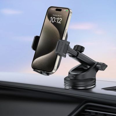 12. Tech-Protect V8 Car Holder for Dashboard, Windshield or Air Vent Mount - Black