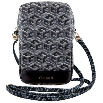 2. Guess Zip GCube Bottom Stripe phone bag - black