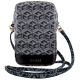 2. Guess Zip GCube Bottom Stripe phone bag - black