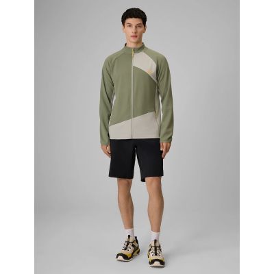 6. Men's regular trekking sweatshirt without hood 4F 4FRSS26TFSWM0984-44S