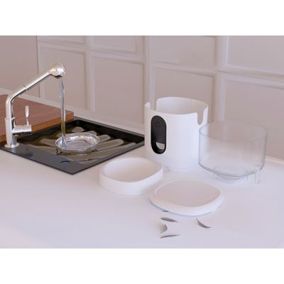 12. Imou PF1 4L Dog or Cat Feeder/Water Stainless Steel White Cat Automatic Pet Feeder