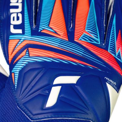 5. Reusch Attrakt Starter Solid Goalkeeper Gloves Blue 5670514 4126