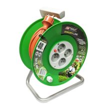 AWTOOLS GARDEN LINE EXTENSION CORD REEL 20m 3x1mm 10A / 2300W