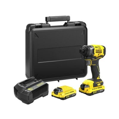 10. Stanley SFMCF810D2K-QW Powered Screwdriver/Impact Driver 2800 RPM Black, Yellow