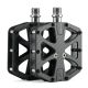 Rockbros C525 Carbon Fiber Platform Bike Pedals - Black