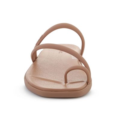 2. CROCS MIAMI TOE LOOP SANDAL IN MILK CHOCOLATE 209862-2JJ
