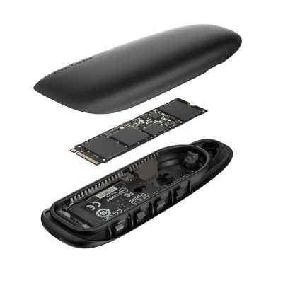 7. ASUS COBBLE Black SSD Enclosure, USB 3.2 Gen 2x1 Type-C