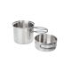 3. Esbit stainless steel pot with a capacity of 1 liter