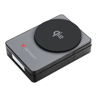 2. Verbatim 32294 Power Bank Lithium Polymer (LiPo) 5000 mAh Wireless Charging Grey