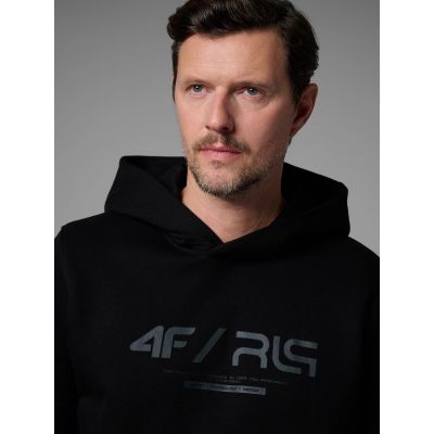 5. Men's regular hooded sweatshirt 4F x Robert Lewandowski RL9SAW25TSWSM2582-20S