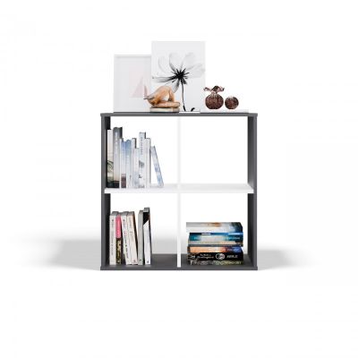 3. MALAX SHELVING 2X2 ANTHRACITE/WHITE