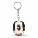 2. GKS Tychy hockey jersey keychain (Home) SREBBREKH-GKS