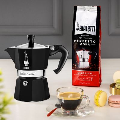 4. Bialetti Moka Express Black Moka Pot