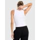 2. Women's slim ribbed knit top 4F 4FRAW25TSLEF310-10S