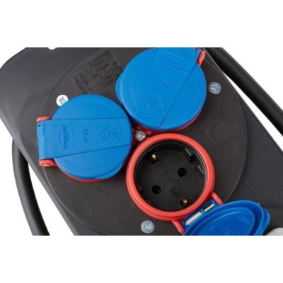 5. Brennenstuhl 1151600010 PDU power distributor 4 x network sockets Black, Blue, Red