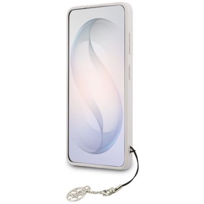 4. Guess 4G Classic Logo Charm MagSafe Case for Samsung Galaxy S26 - Pink