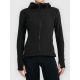 Women's fleece jacket with hood 4F 4FWMM00TFLEF468-20S