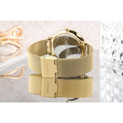 7. CALVIN KLEIN Timeless Mesh Women's Watch 25200003 + BOX