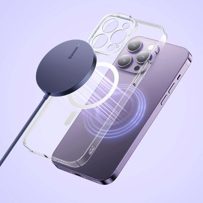 19. Baseus Simple Mini3 magnetic charger MagSafe Qi 15W purple