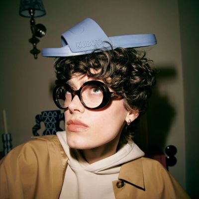 8. Kubota basic plain cloud blue pool flip-flops K25SS-101-002-14-1