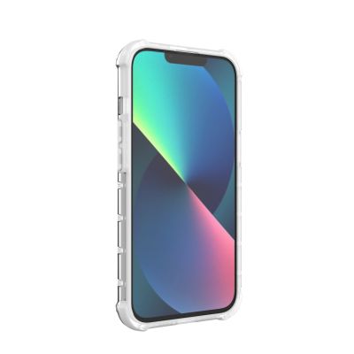 18. Ombre Protect Case for iPhone 13 pink and blue armored case
