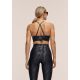 4. CASALL Sleek Strappy Sports Bra Printed Black