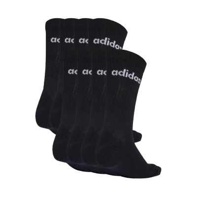 2. Adidas Cushioned Linear Crew Socks 10 Pairs Black KF9092