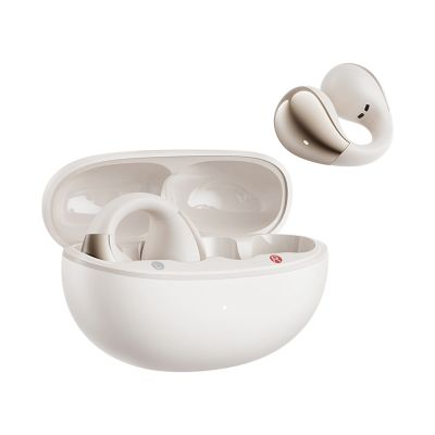 2. OWS QCY Crossky C30 Earphones with Clip IPX4 Bluetooth 5.4 - White