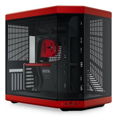 HYTE Y70 Midi Tower Black, Red