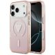 Guess IML Gradient Triangle Logo MagSafe Case for iPhone 17 Pro - Pink