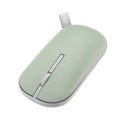 9. ASUS Marshmallow Mouse MD100 Ambidextrous RF Wireless + Bluetooth Optical 1600 DPI