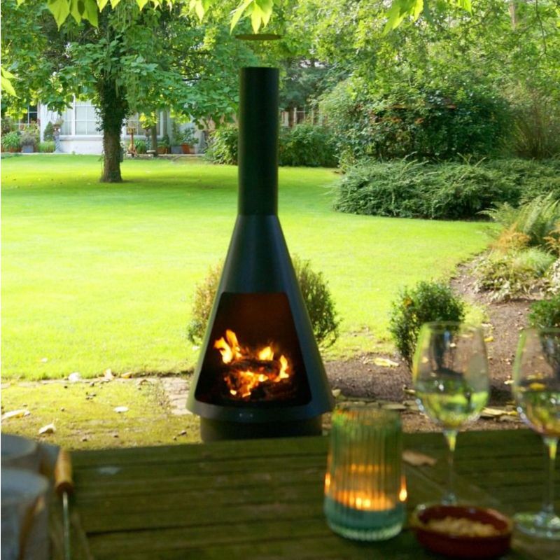 11. Heat LA Luz CH.002 garden fireplace