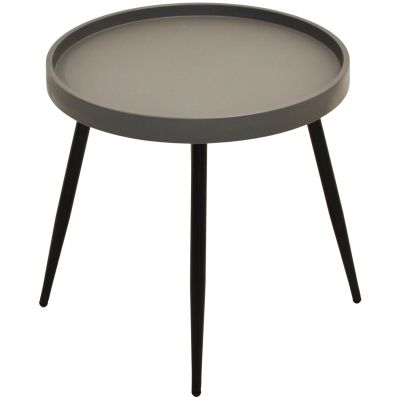 4. BALCONY FURNITURE SET TABLE AND 2 ANTHRACITE CHAIRS