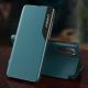 6. Eco Leather View Case Elegant Flip Cover Case with Stand Function Xiaomi Redmi K40 Pro + / K40 Pro / K40 / Poco F3 Red
