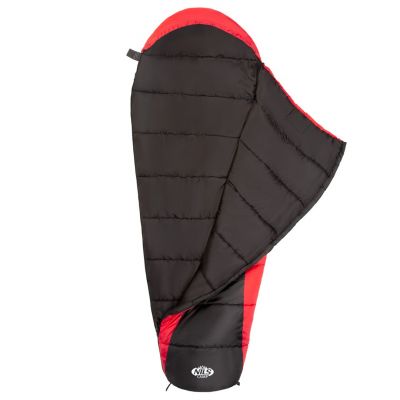 16. NILS CAMP NC2012 sleeping bag black and red