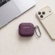 4. Tech-Protect Silicone Hook Case for Apple AirPods 4 / 5 – Burgundy