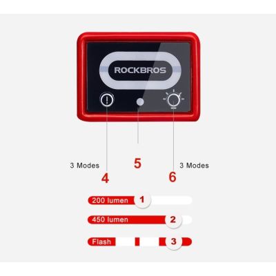 4. Rockbros MTB bike helmet with light blue 57-62cm