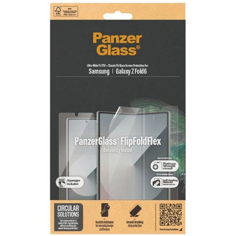 4. PanzerGlass Bundle 2in1 Sam Z Fold6 F956 Screen Protector Ultra Wide-Fit + TPU Classic Fit 7371